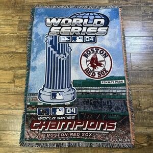 Vintage Boston Red Sox 2004 World Series Champions Tapestry